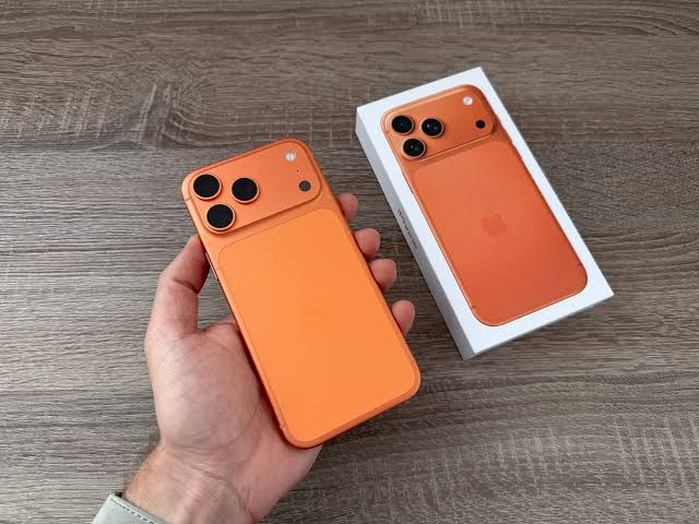 iPhone 17 Pro Cosmic Orange - front view