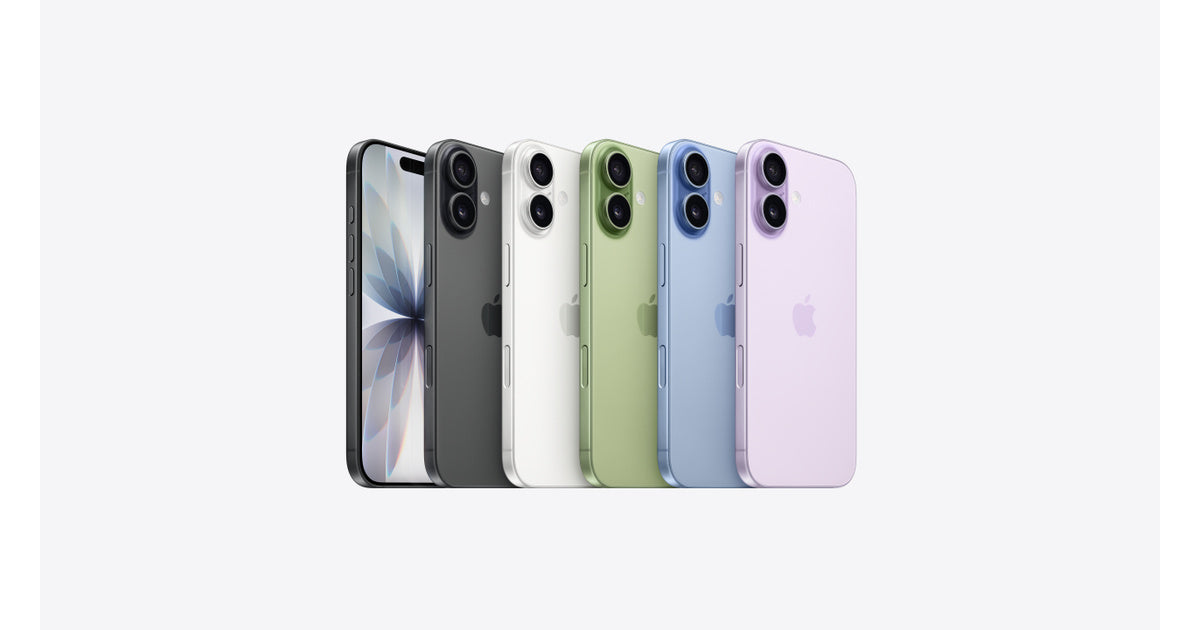 iPhone 17 - front view, all finishes