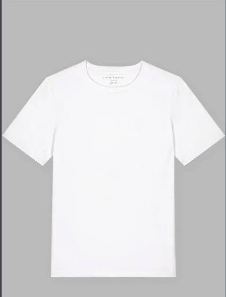 t shirt bianca